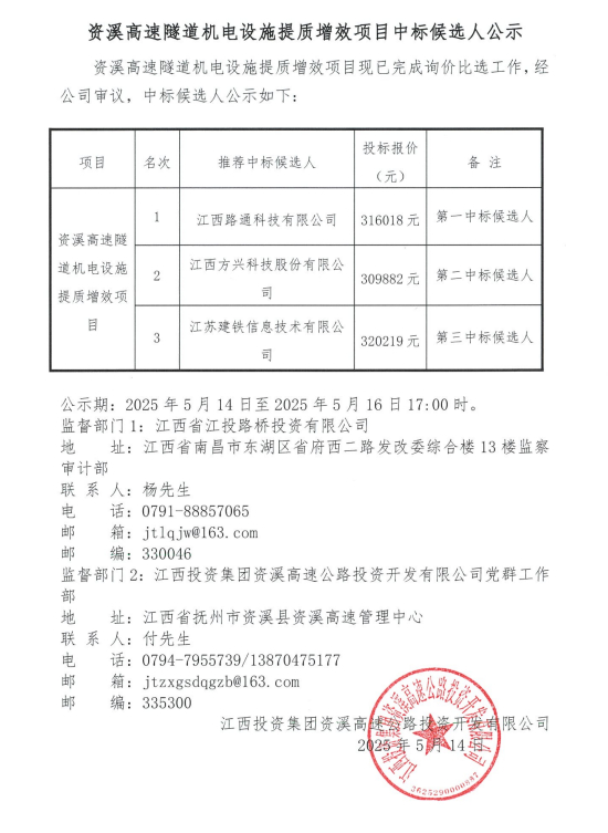 资溪高速隧道机电设施提质增效项目中标候选人公示.jpg